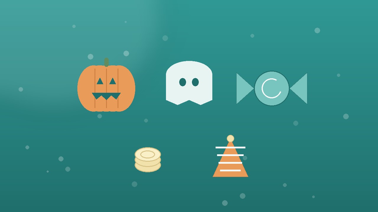 ハロウィン費用の内訳イメージ(仮装・お菓子・飾り・パーティー)